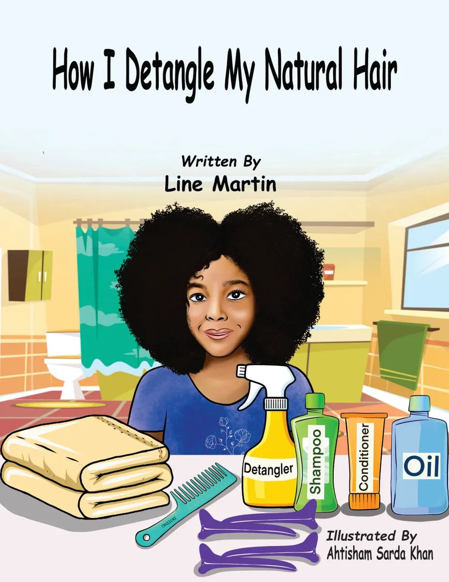 Book, &quot;How I Detangle My Natural Hair&quot;, written by Line Martin