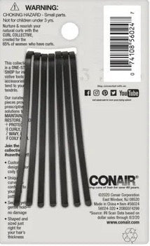 Conair Scunci Curl Collective Bobby Pins | Type 4 | Coily Hair | 8 pieces