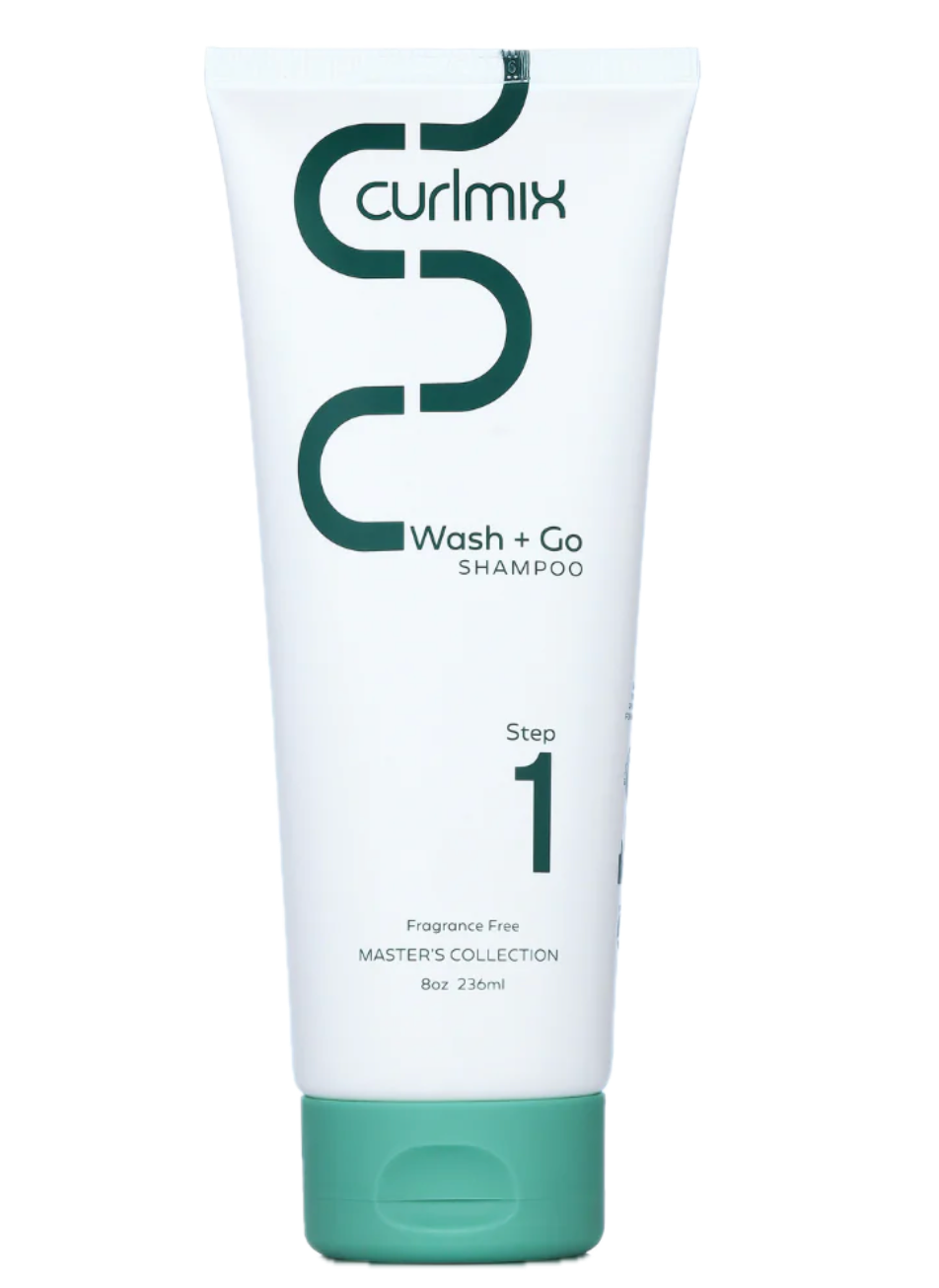 CurlMix | Wash and Go Shampoo for Curly Hair Fragrance Free