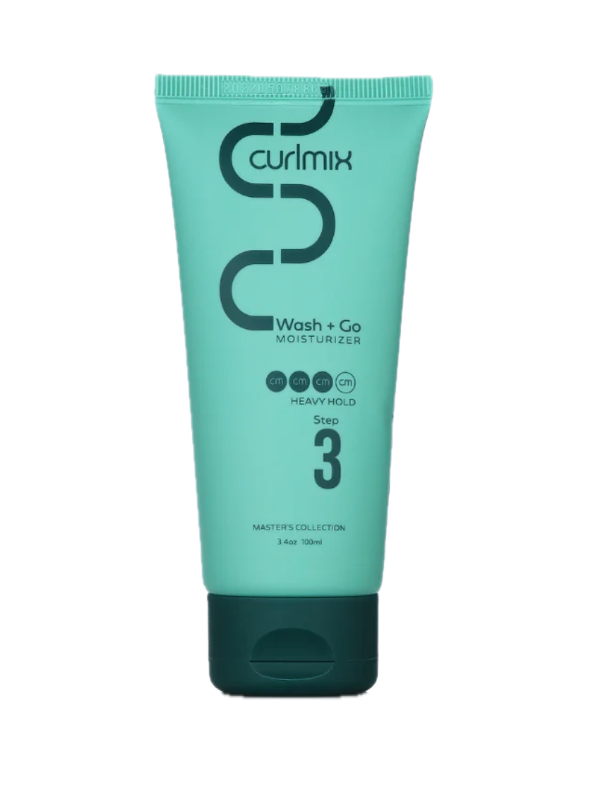 CurlMix | Wash and Go Moisturizer with HEAVY Hold for Curly Hair | Full or Travel Size