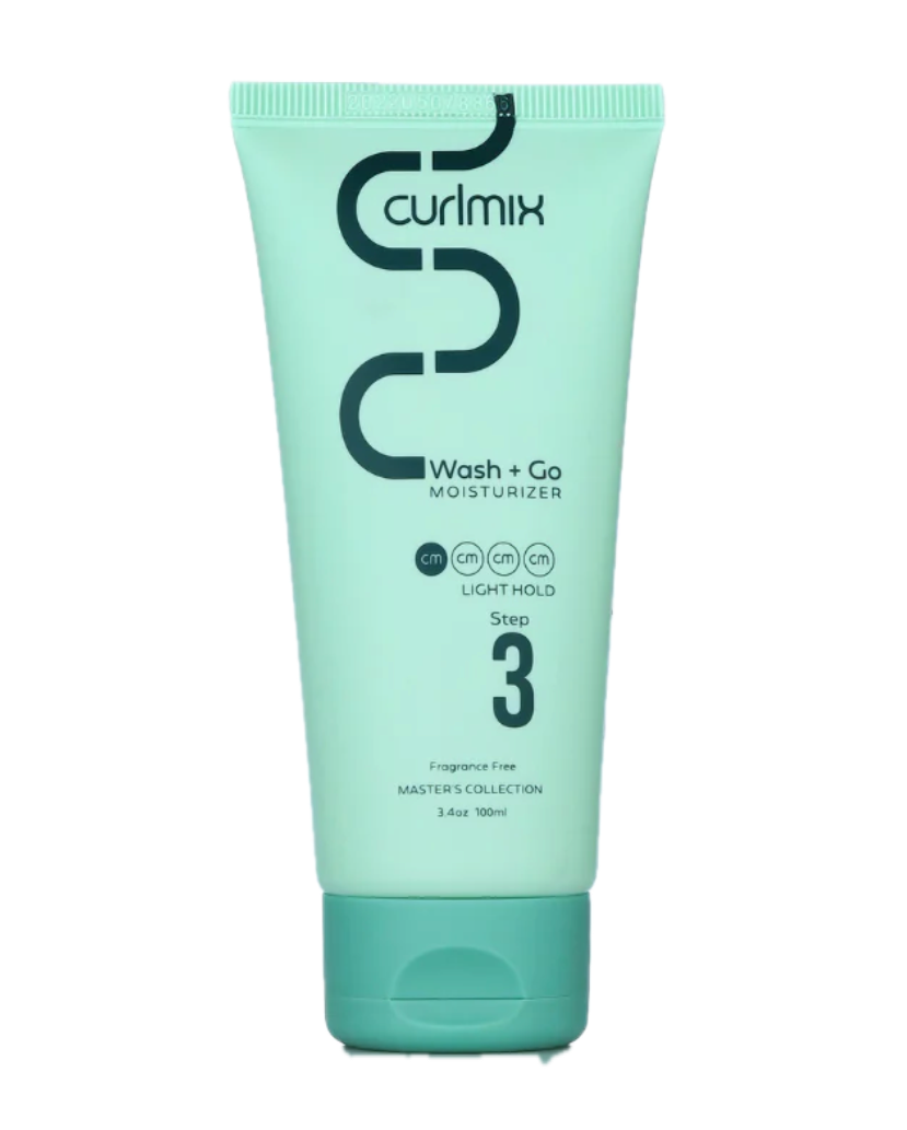 CurlMix | Wash and Go Moisturizer with LIGHT Hold for Curly Hair | Full or Travel Size