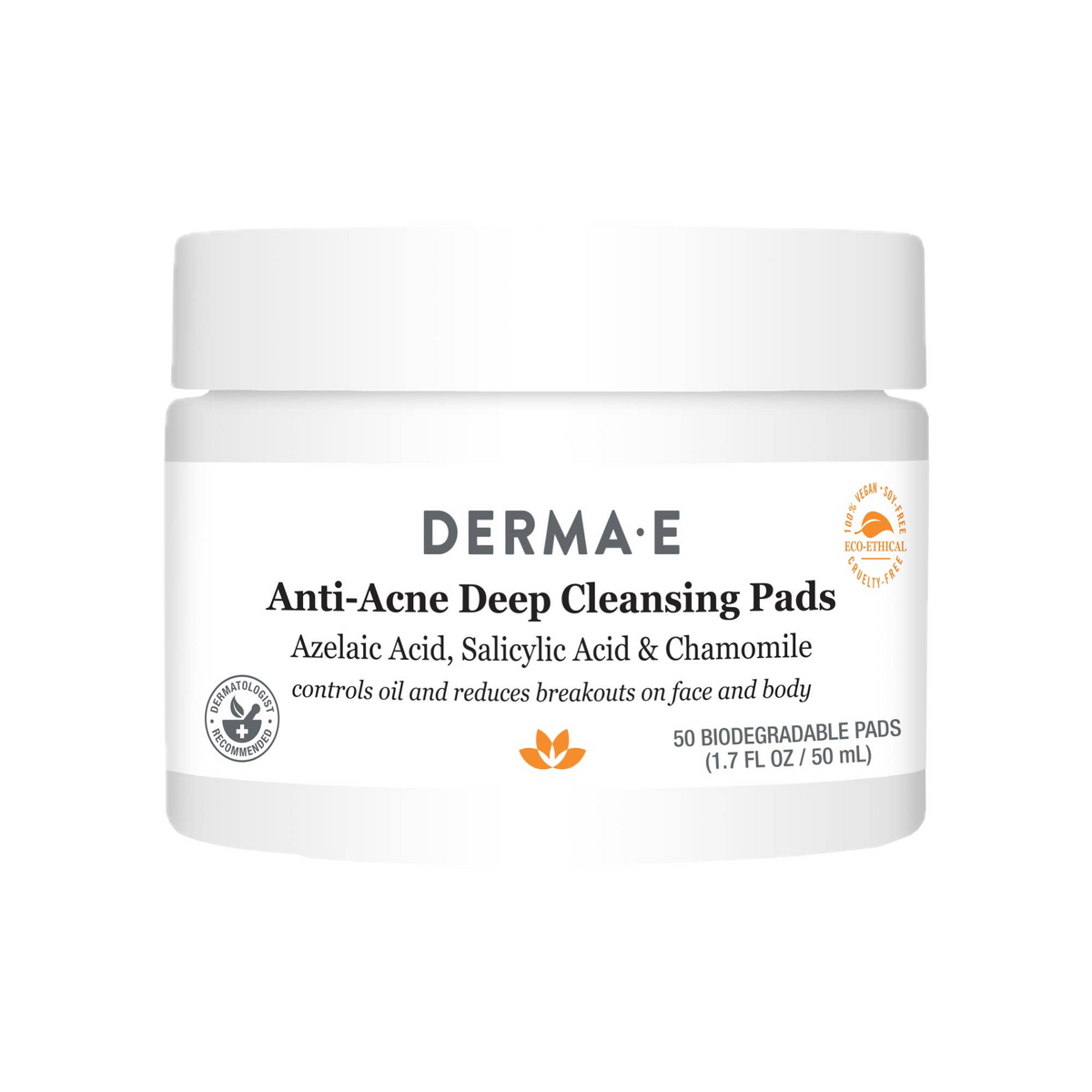 Derma E Anti-Acne Deep Cleansing Pads (for face &amp; body) 1.7oz