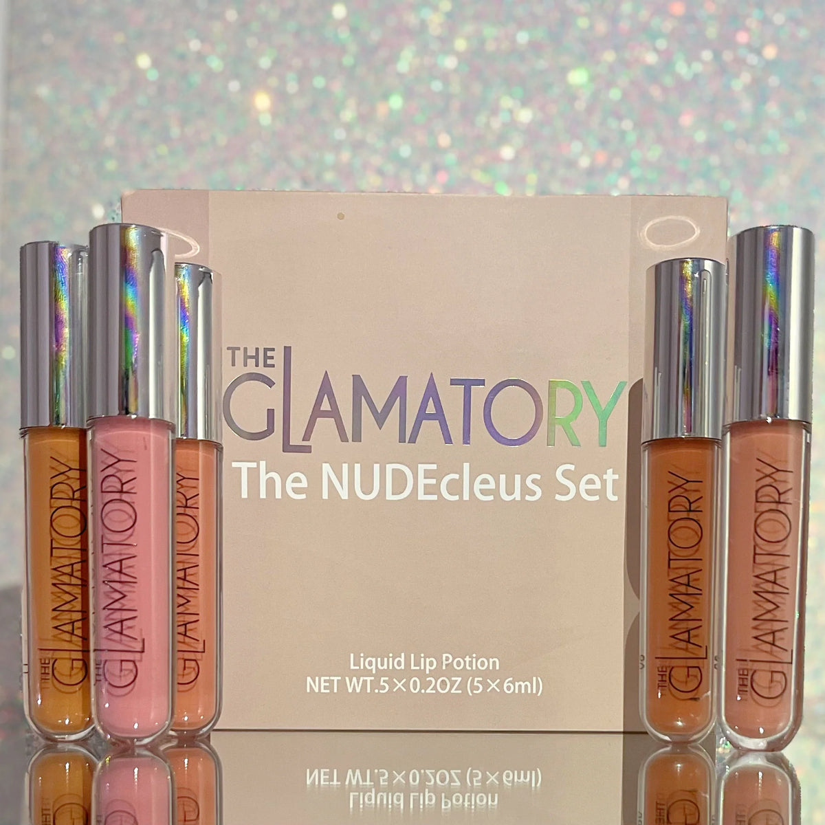 The Glamatory Nudecleus Lip Potion Set