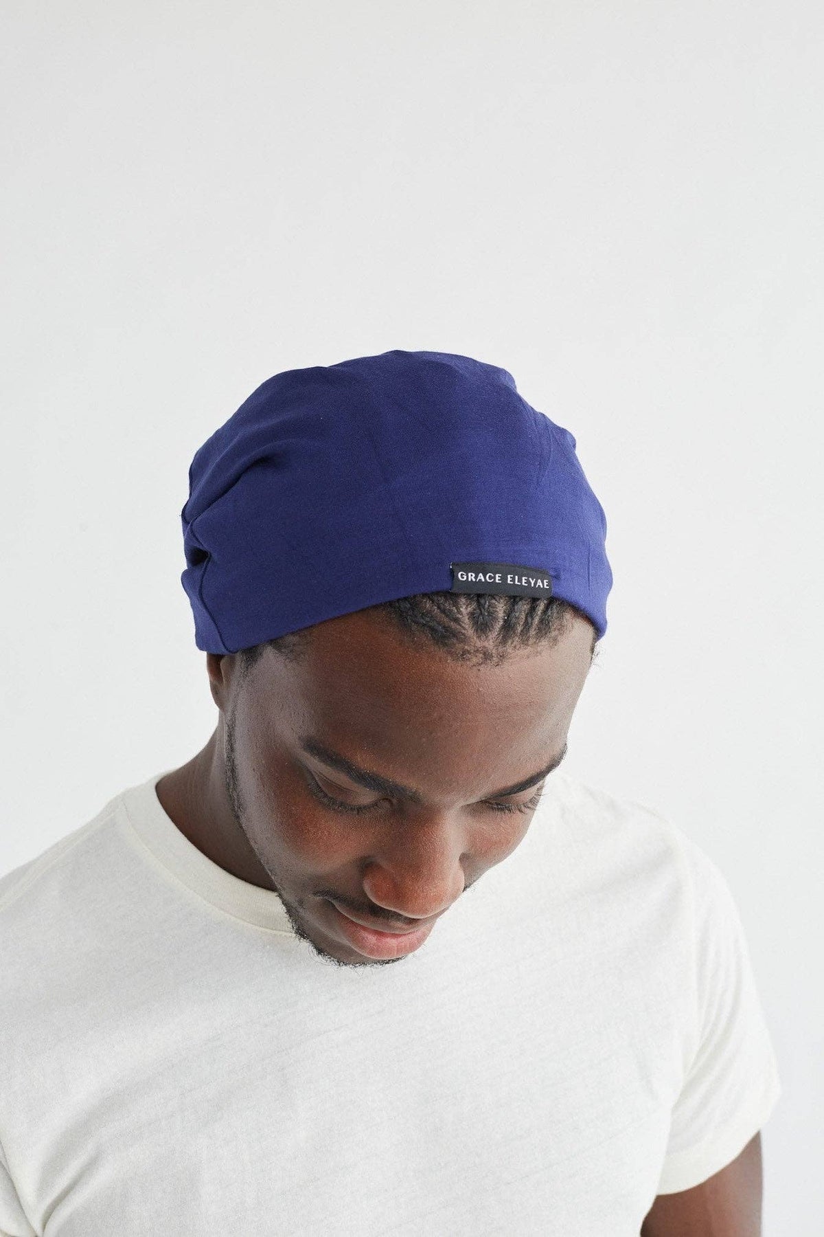 Grace Eleyae | Men&#39;s The Slap (Satin-lined cap) | Navy