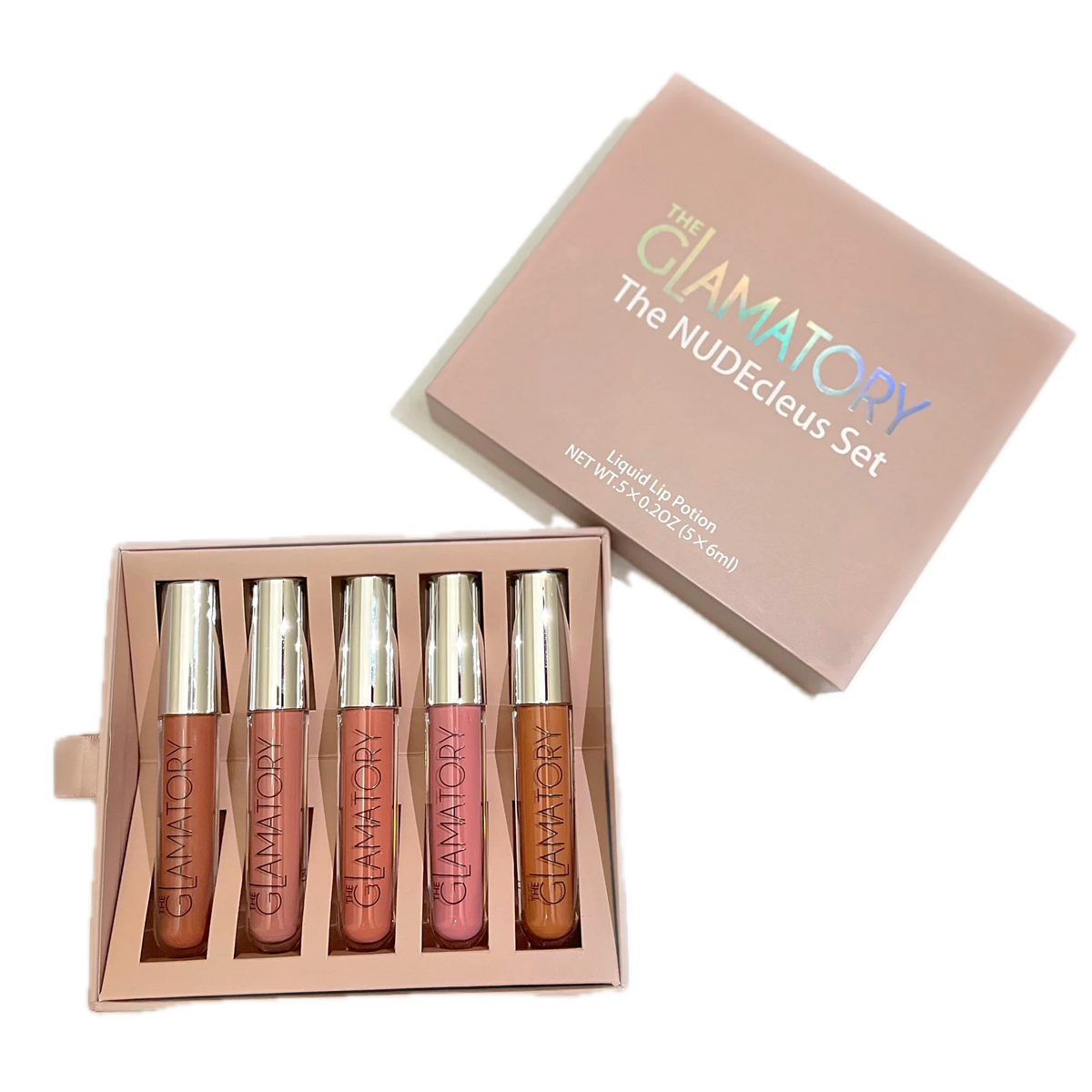 The Glamatory Nudecleus Lip Potion Set