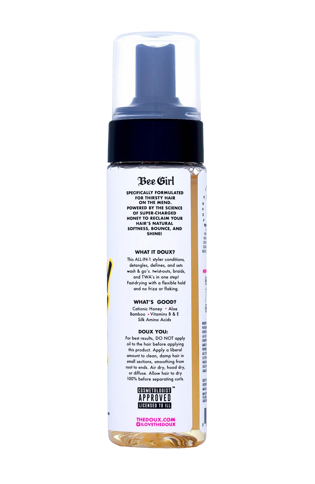 The Doux | Bee Girl Crazy Sexy Curl Honey All In 1 Setting Foam | 7oz