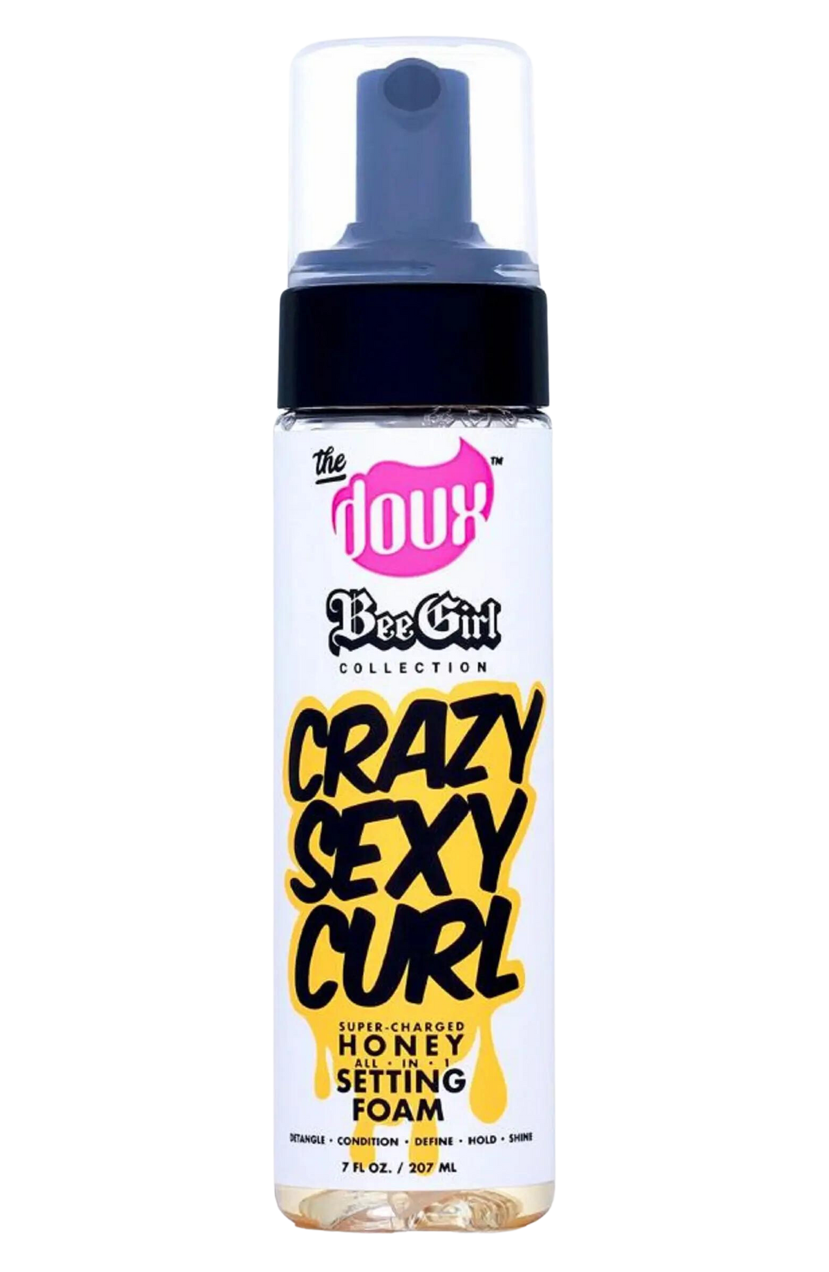 The Doux  Bee Girl Crazy Sexy Curl Honey All In 1 Setting Foam  7oz