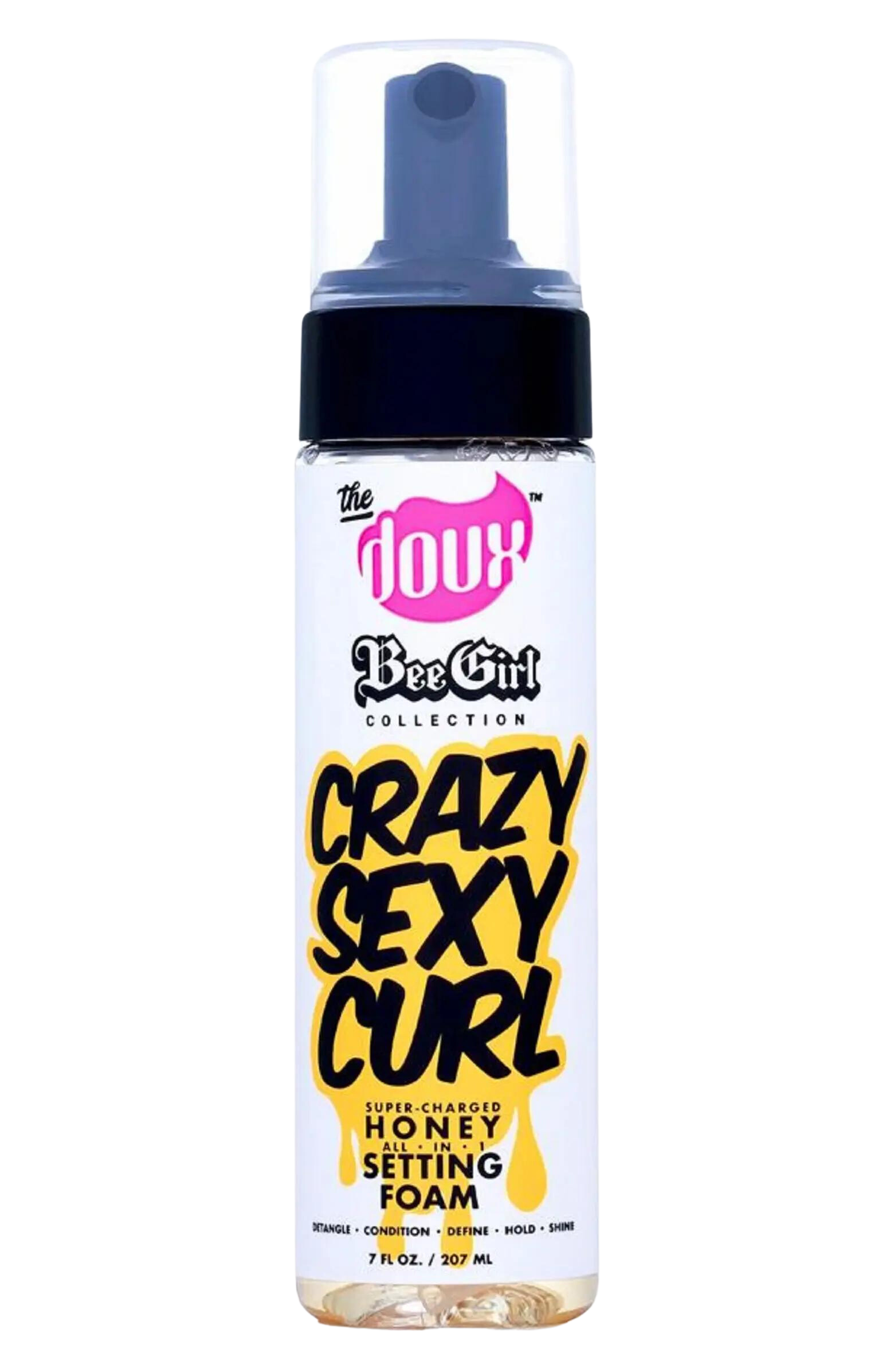 The Doux  Bee Girl Crazy Sexy Curl Honey All In 1 Setting Foam  7oz