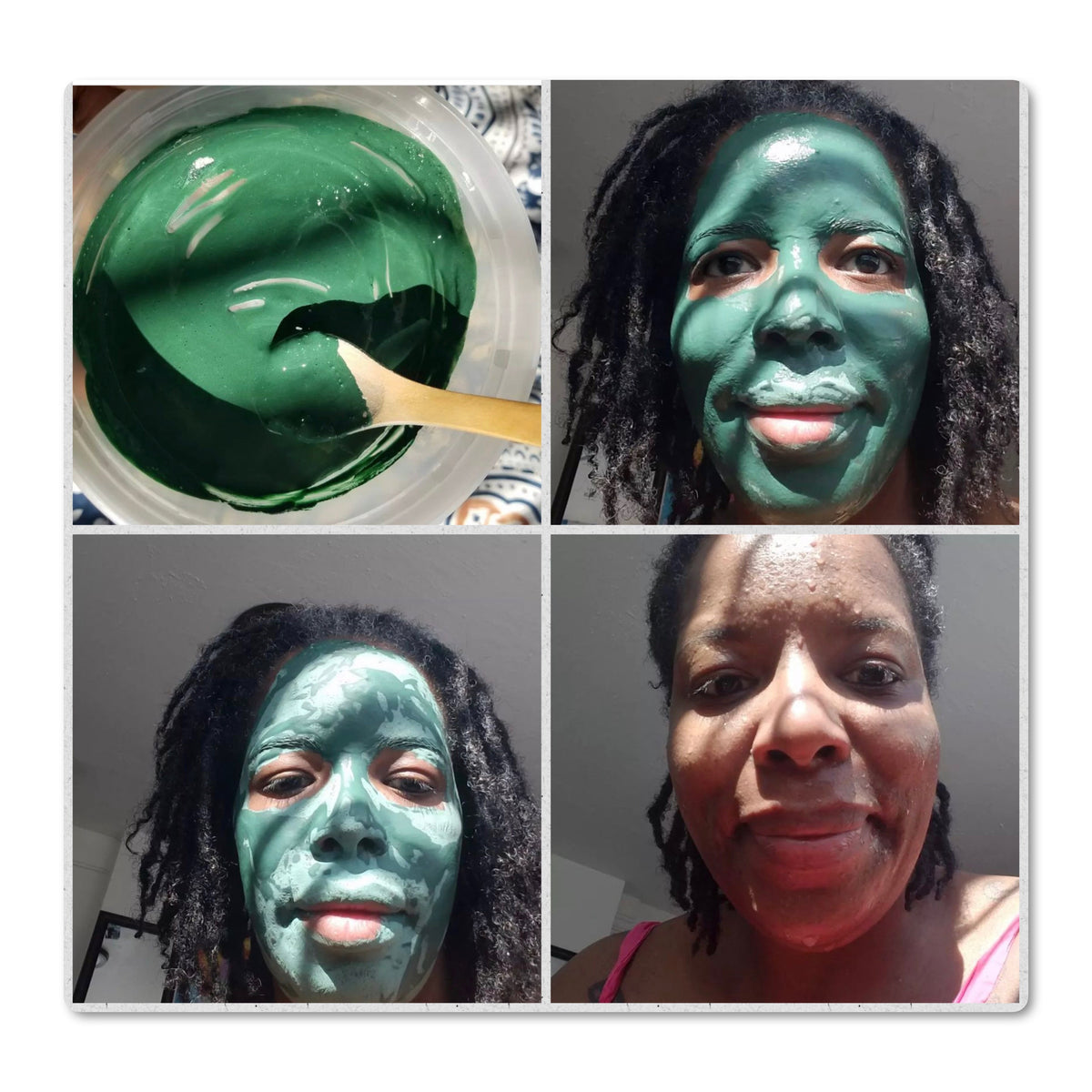 Zuhuri Beauty | Organic Matcha Spirulina Purifying Clay Mask | 8oz