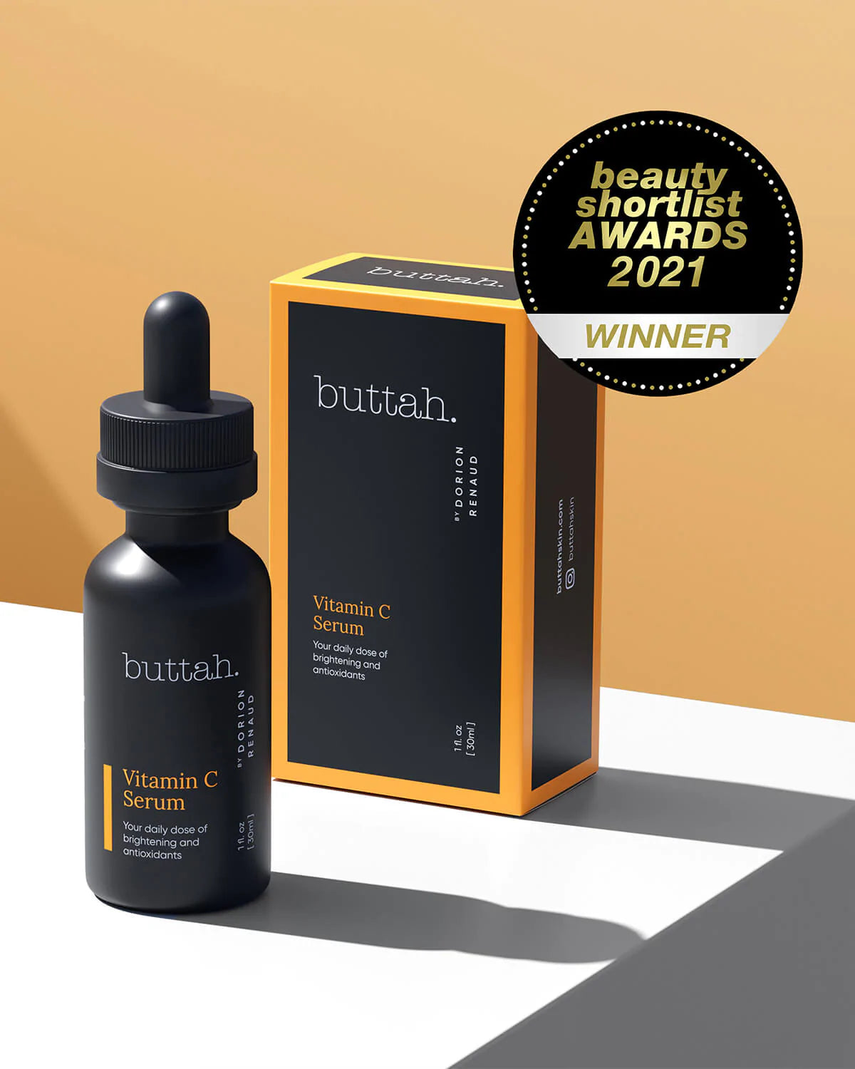 Vitamin C Serum for brightening and with antioxidants 2021 Beauty Shortlist Awards winner