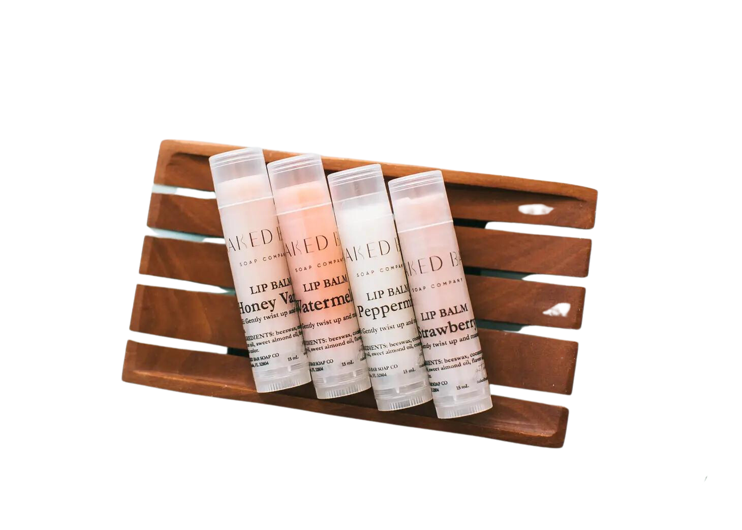 Naked Bar Soap Co. Lip Balm Collection  4-pack