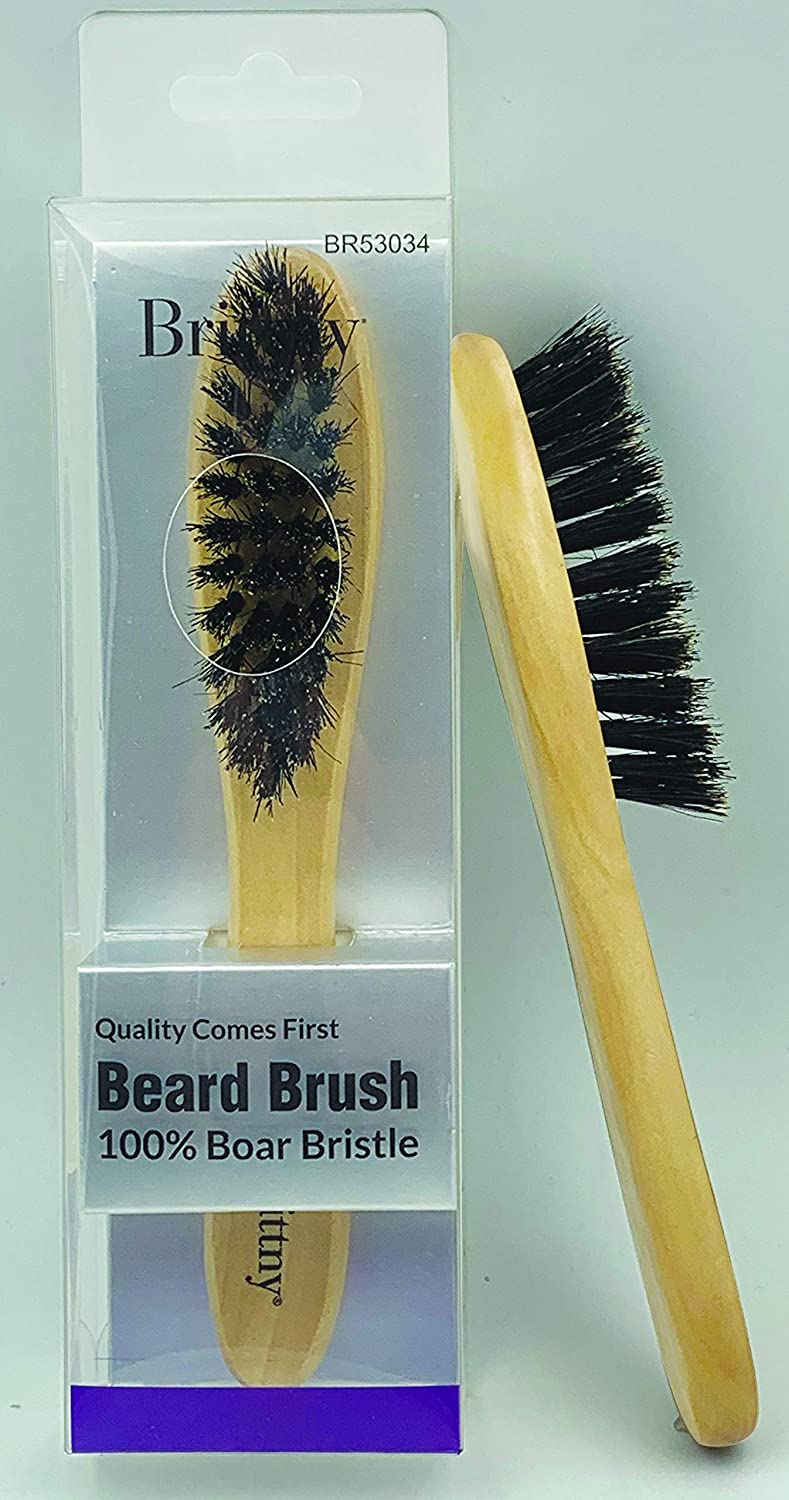 Brittny Beard Brush 100% Boar Bristle
