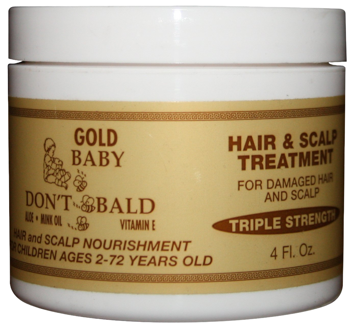 Baby Don&#39;t Be Bald Gold Hair and Scalp Treatment