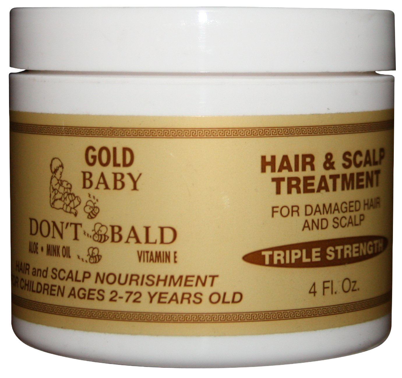 Baby Don't Be Bald Gold Hair and Scalp Treatment