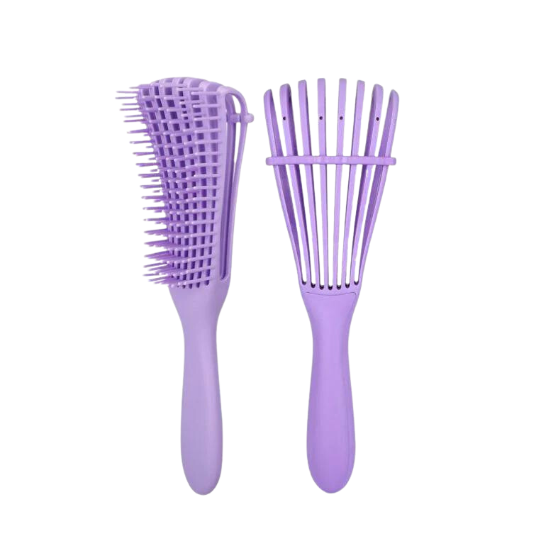 Brittny | Flexible Detangler Brush in purple