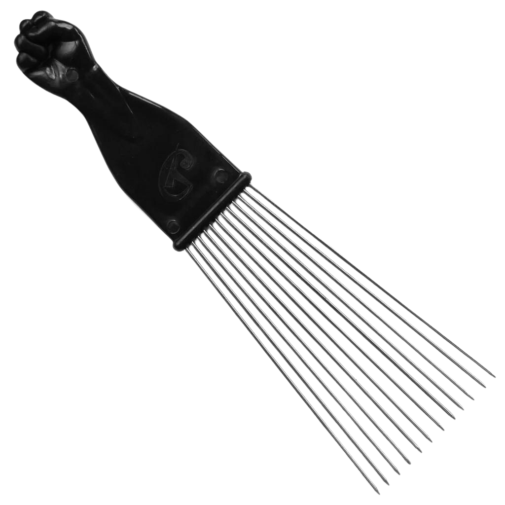 Brittny Metal Hair Pik in Black, Jumbo size