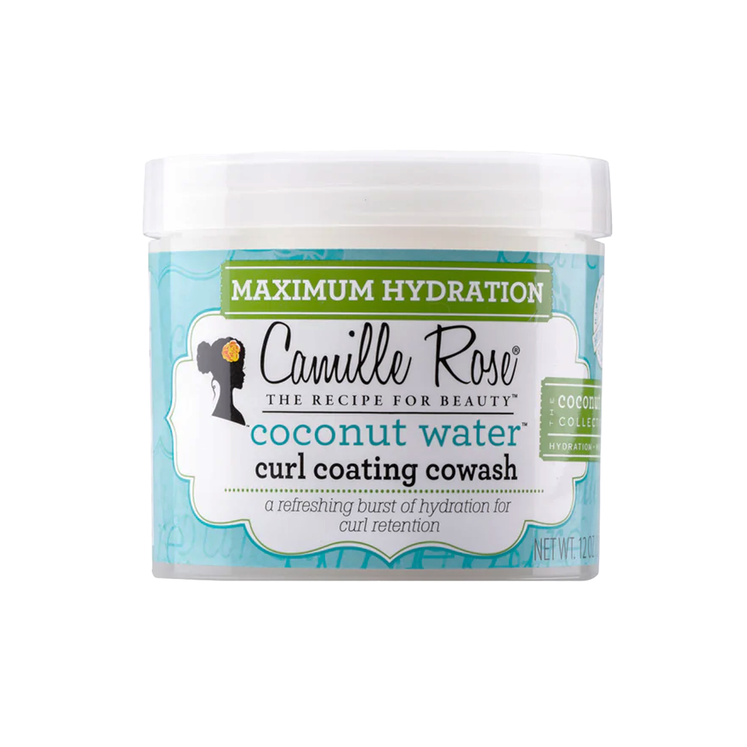 Camille Rose Coconut Water Curl Coating Co-wash 12oz