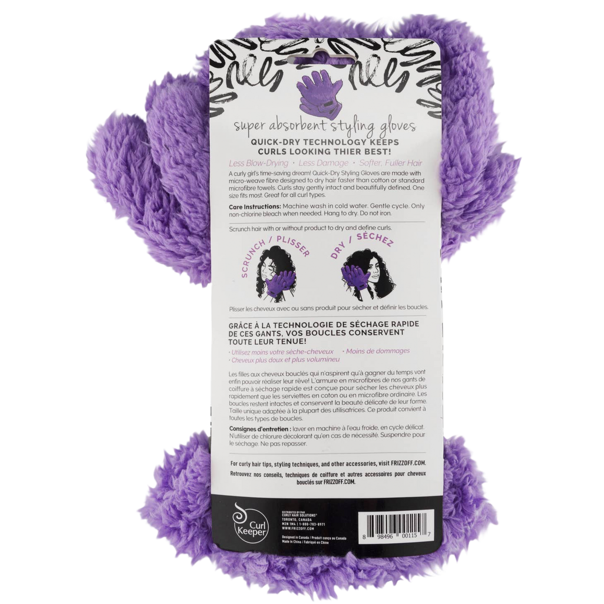 CurlKeeper Quick Dry Styling Glove | One Size Fits Most