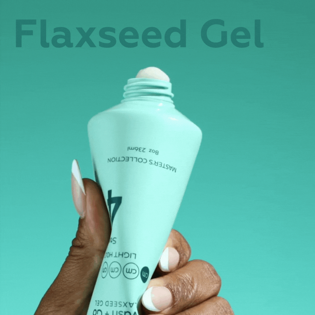 CurlMix Wash and Go Flaxseed Gel with MEDIUM Hold for Curly Hair | 8oz