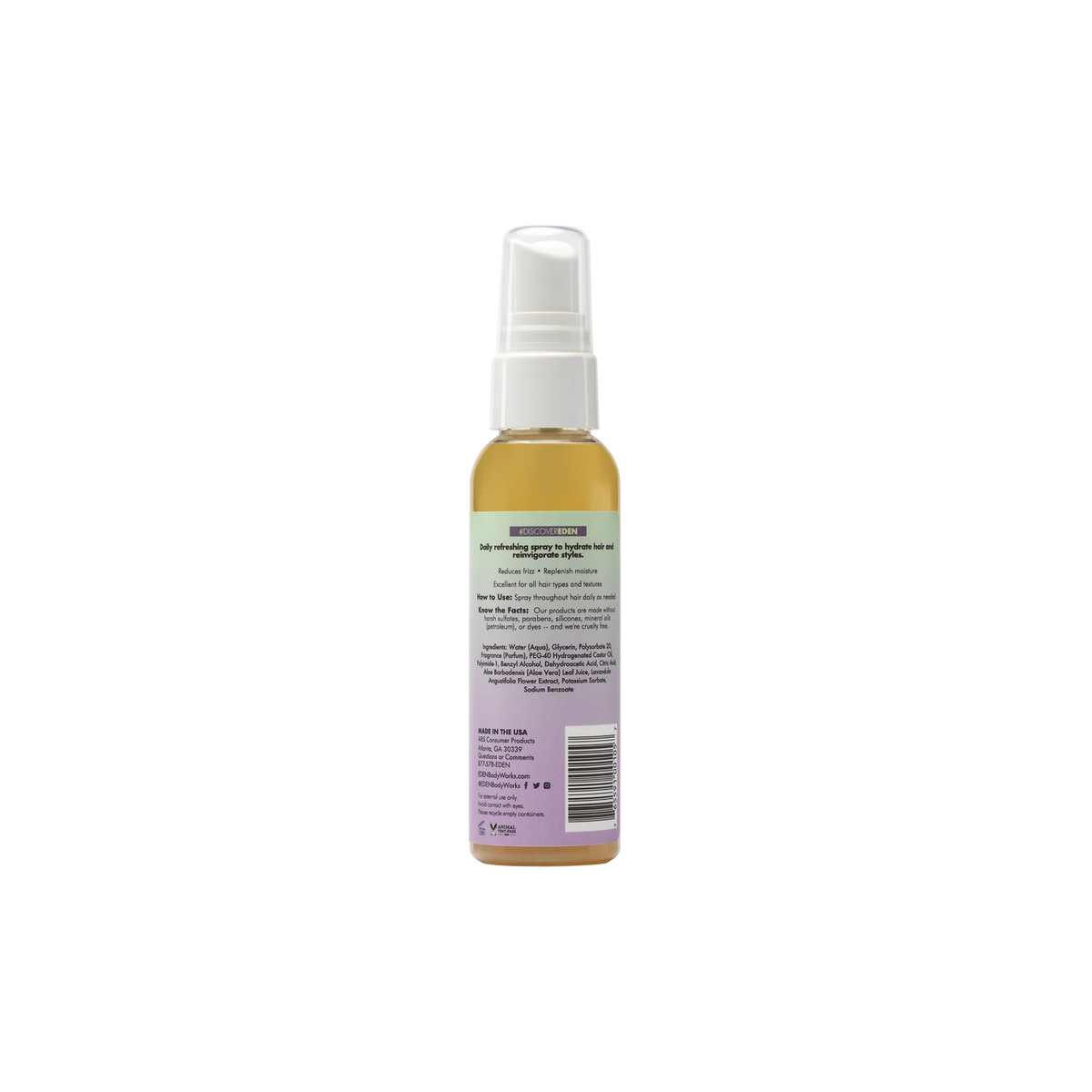 EDEN BodyWorks | Lavender Aloe Hydrating Refresher Spray | Travel Size (2oz)