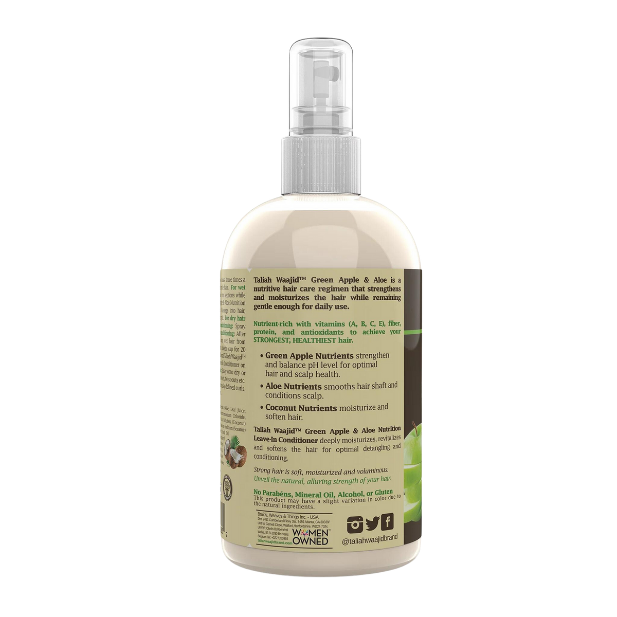 Taliah Waajid | Green Apple And Aloe Nutrition Leave-In Conditioner | 12oz