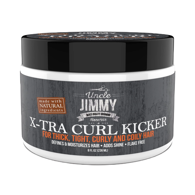 Uncle Jimmy X-tra Curl Kicker Thick, Tight, Curly and Coily Hair 8oz