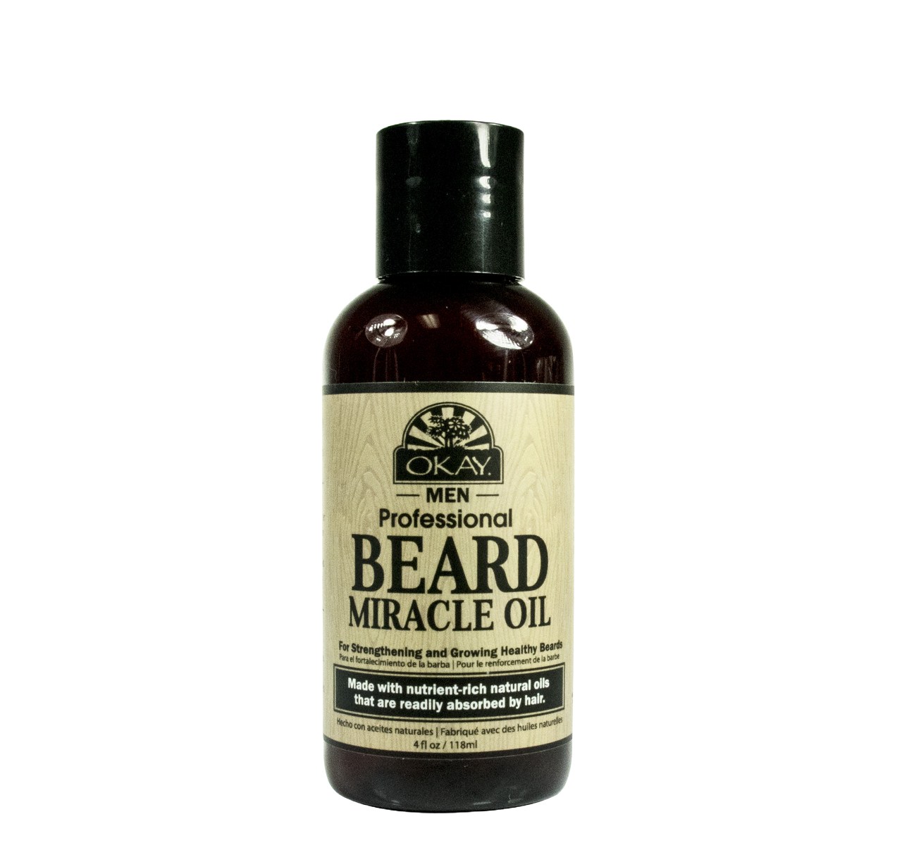 Okay Men Professional Beard Miracle Oil 4oz