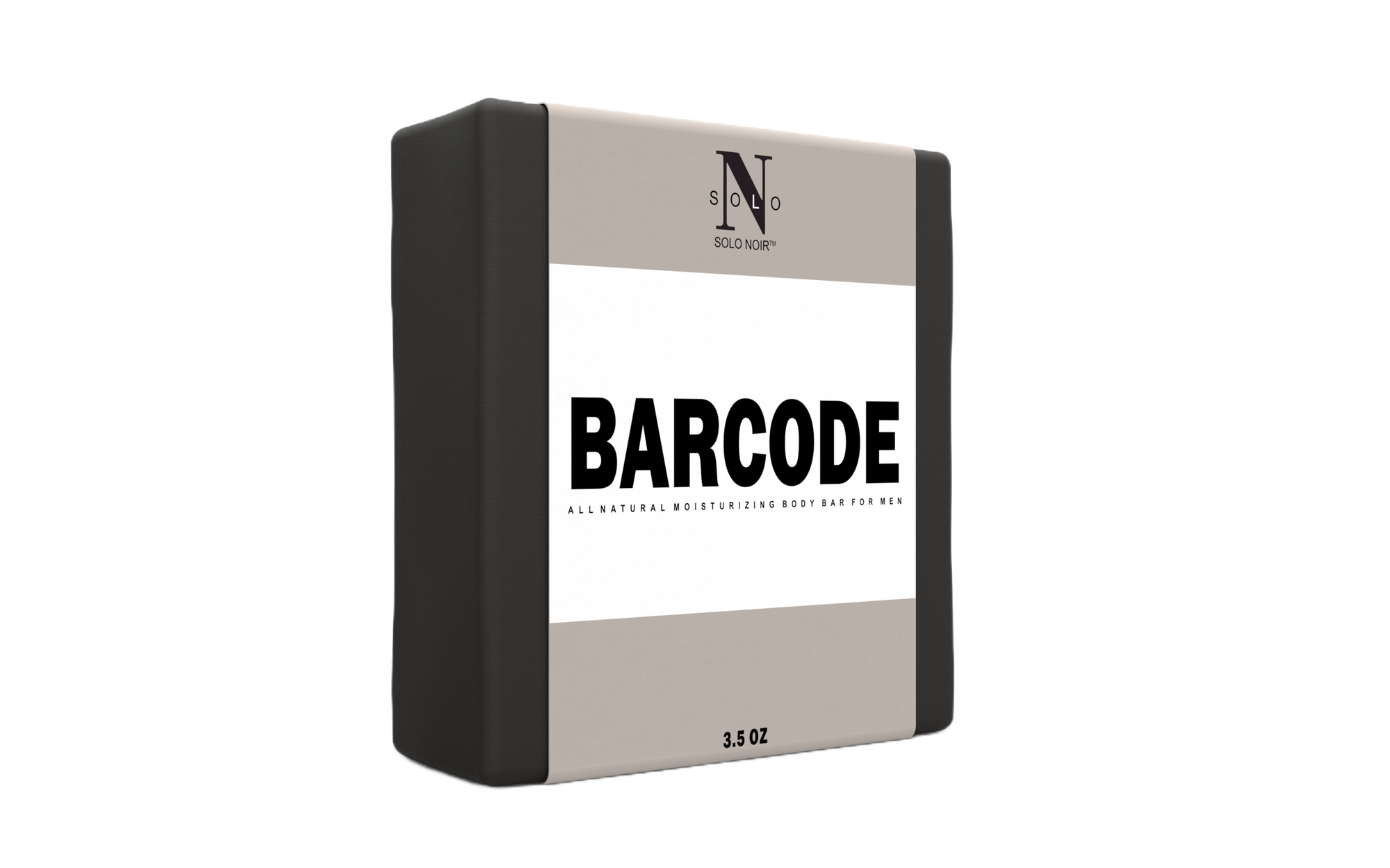 Solo Noir “BARCODE™” Moisturizing Bar 4oz