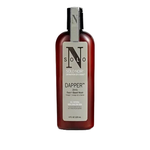 Solo Noir “Dapper™ ” Face + Beard Wash 4oz