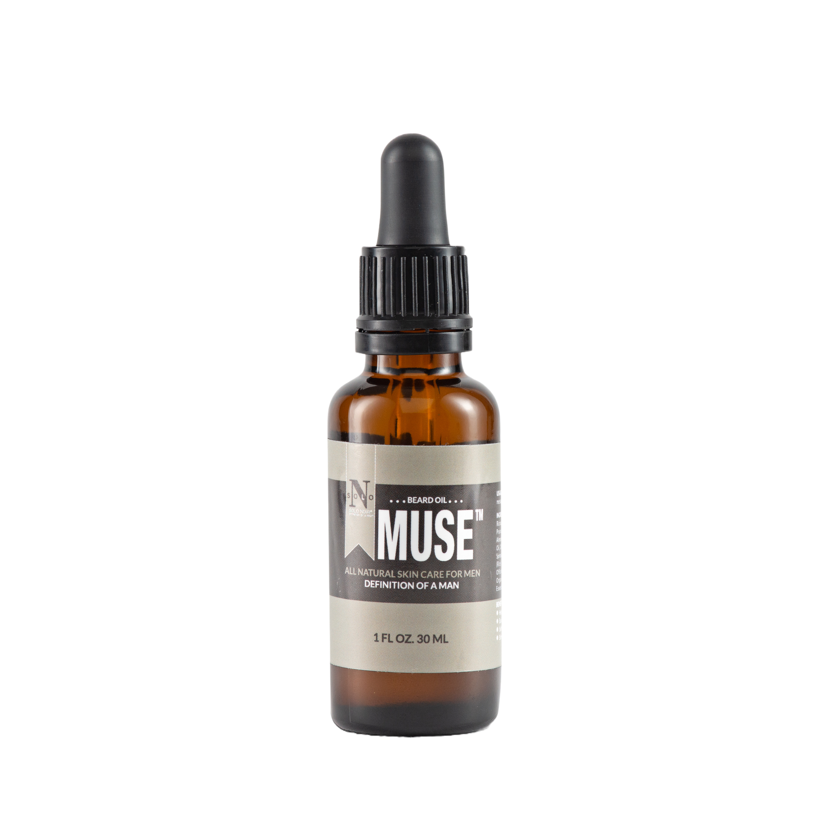 Solo Noir “MUSE™ ” Beard Oil 1oz