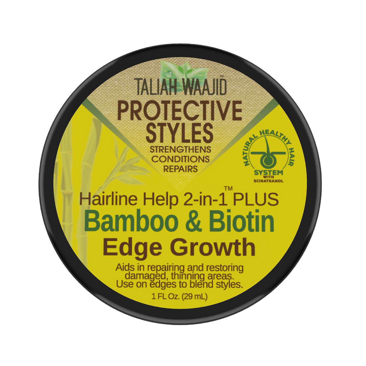 Taliah Waajid Hairline Help! 2-In-1 Plus Bamboo And Biotin Edge Grow 1oz