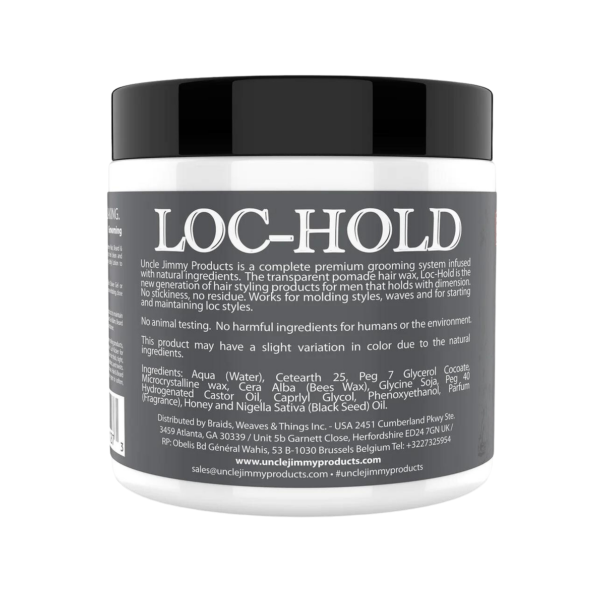 Uncle Jimmy | Loc Hold Hair Wax | 6oz
