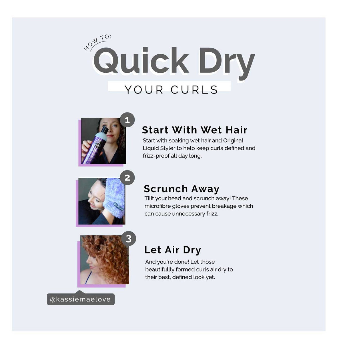 CurlKeeper Quick Dry Styling Glove | One Size Fits Most
