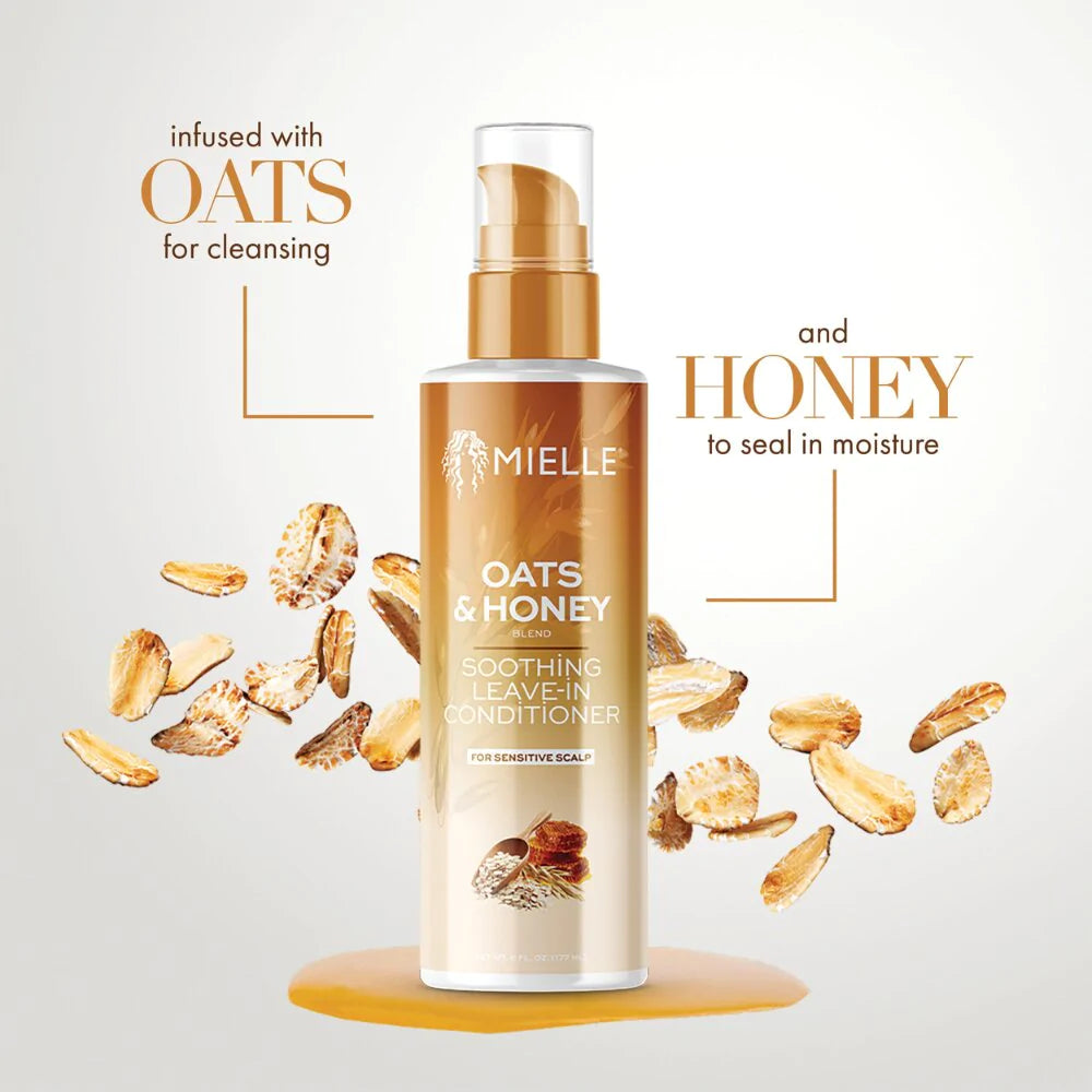 Mielle Organics | Oats &amp; Honey Soothing Leave-In Conditioner | 6oz