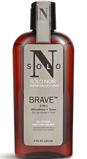 Solo Noir “Brave™” Aftershave + Toner 4oz